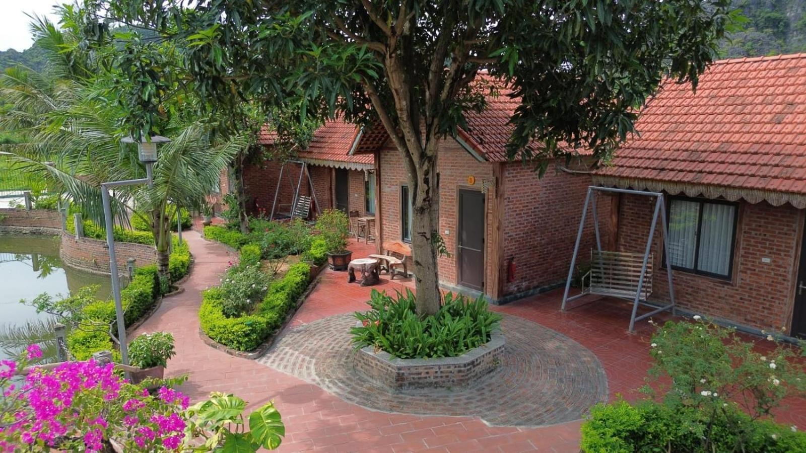 Tam Coc Green Garden Bungalow Ninh Binh Bagian luar foto
