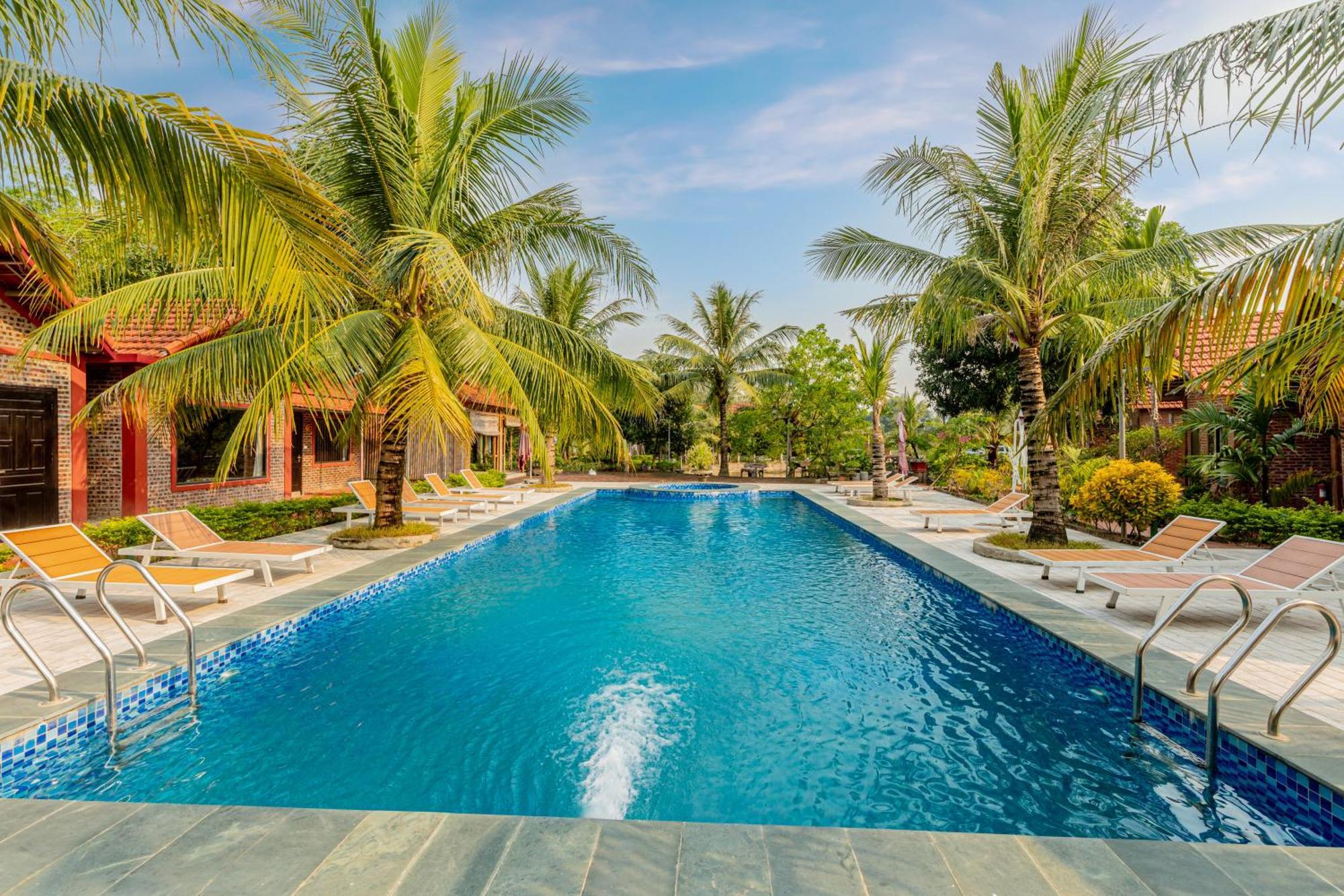 Tam Coc Green Garden Bungalow Ninh Binh Bagian luar foto