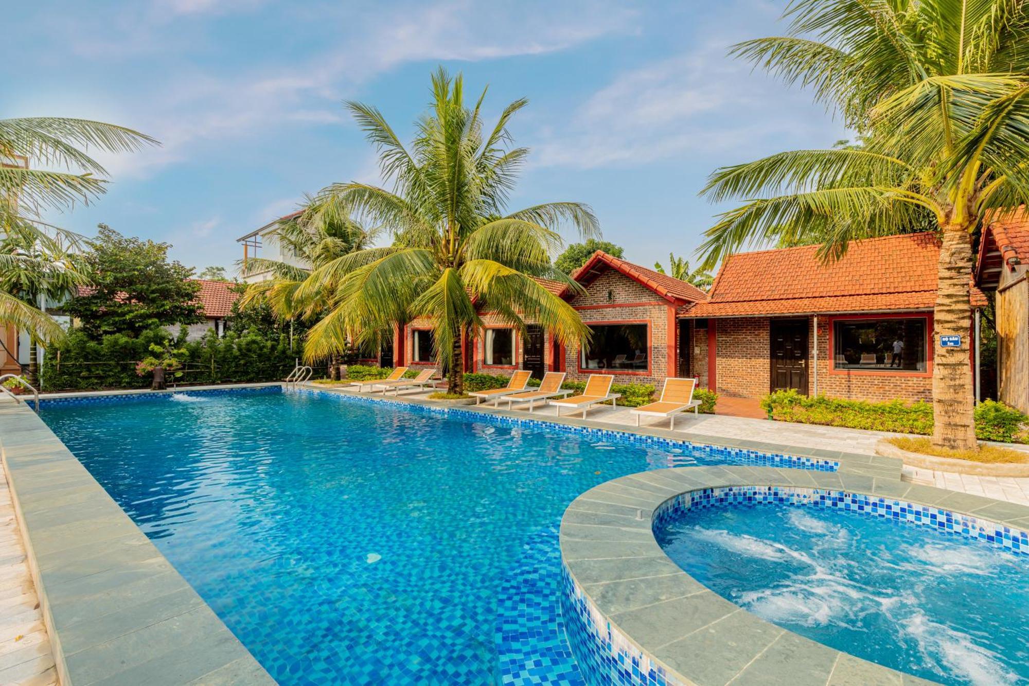 Tam Coc Green Garden Bungalow Ninh Binh Bagian luar foto