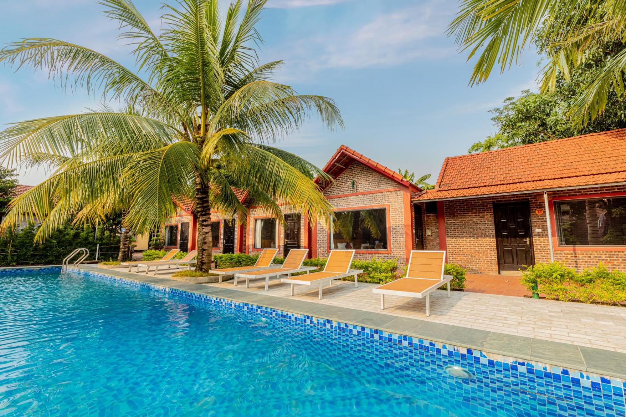 Tam Coc Green Garden Bungalow Ninh Binh Bagian luar foto