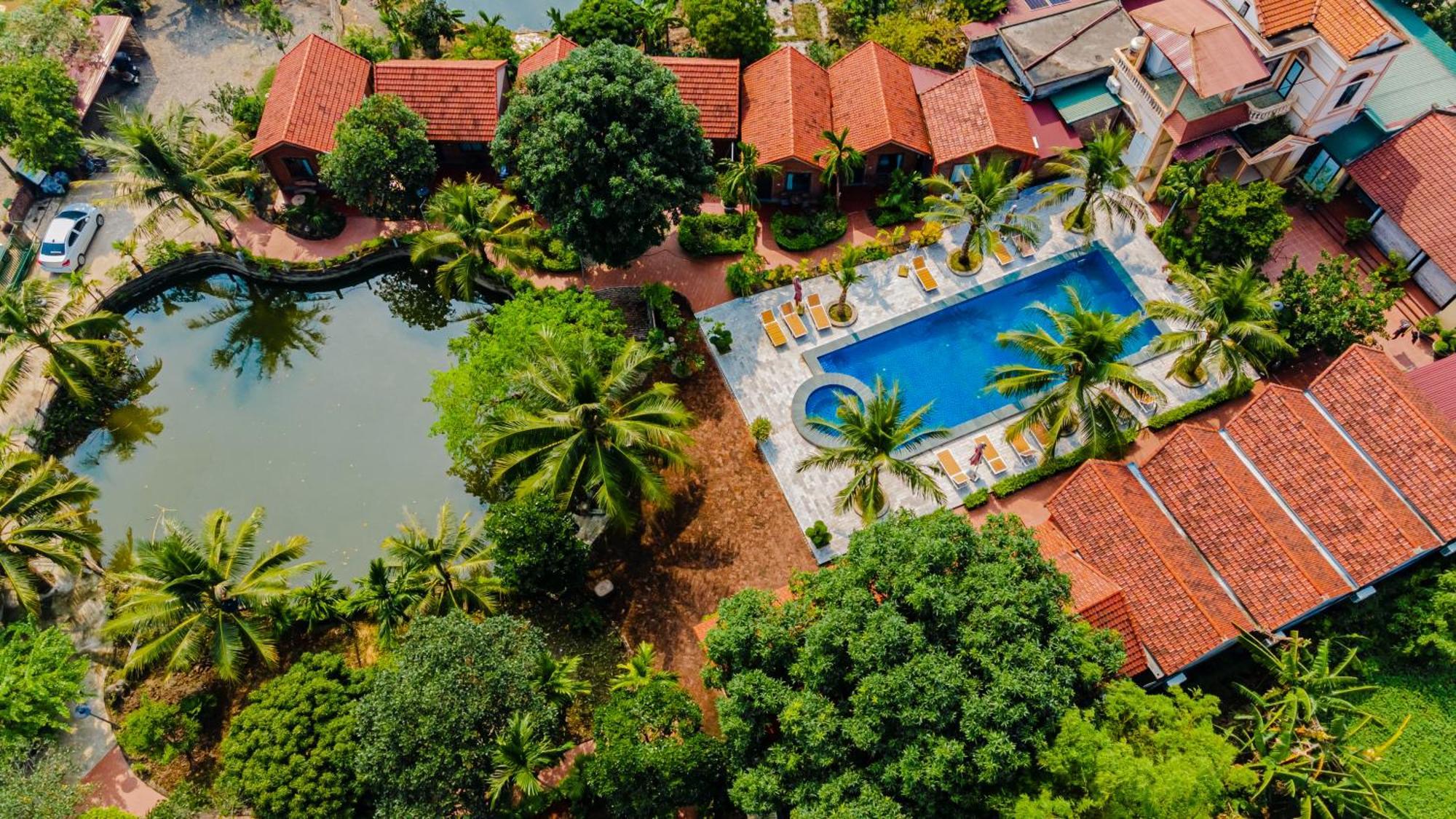Tam Coc Green Garden Bungalow Ninh Binh Bagian luar foto