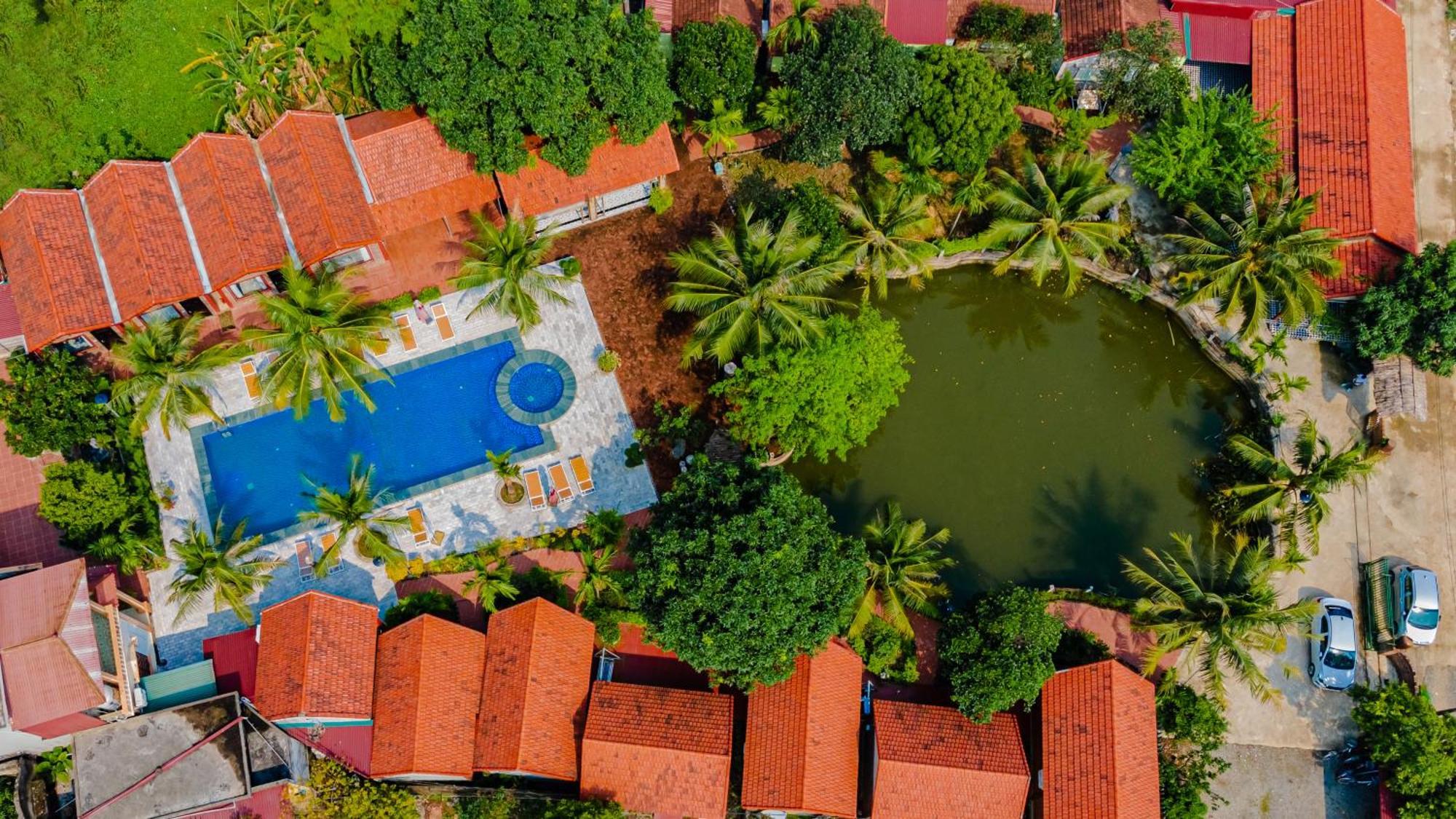 Tam Coc Green Garden Bungalow Ninh Binh Bagian luar foto
